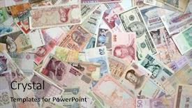  Presentation with exchange rates - Cool new presentation theme with exchange rates - asian african and eastern european backdrop and a mint green colored foreground