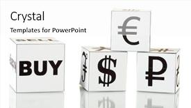  Presentation with forex - PPT layouts enhanced with exchange rates - forex currency in the white background and a white colored foreground