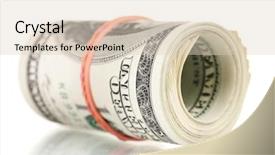  Presentation with exchange rates - Amazing PPT layouts having exchange rates - lot of one hundred dollar backdrop and a lemonade colored foreground