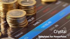  Presentation with exchange rates - Cool new slides with exchange rates - money and chart backdrop and a tawny brown colored foreground