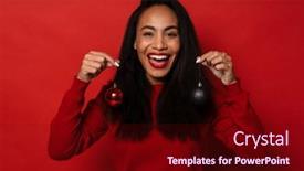  Presentation with christmas black - 