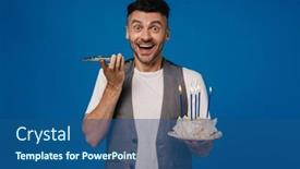  Presentation with man holding phone - 