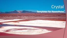  Presentation with red - PPT layouts with exciting-view-of-red-laguna background and a teal colored foreground