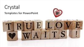  Presentation with true love - PPT theme featuring golden watch isolated on a white background background and a cream colored foreground