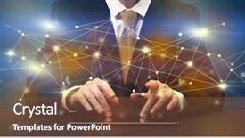  Presentation with neonatology graphics cartoons - Colorful PPT layouts enhanced with execution - businessman in suit typing backdrop and a tawny brown colored foreground