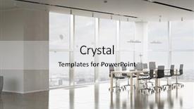  Presentation with design - Theme enhanced with executive chairs - modern office design mixed media background and a white colored foreground