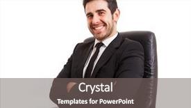  Presentation with office chair - PPT layouts enhanced with executive chairs - relaxed business man sits background and a  colored foreground