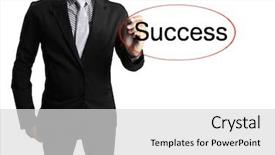  Presentation with business coaching - Audience pleasing presentation consisting of executive coaching - business man drawing whiteboard backdrop and a light gray colored foreground