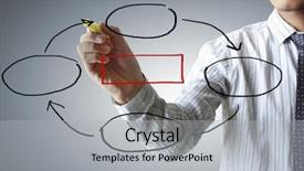  Presentation with coaching - Audience pleasing theme consisting of executive coaching - hand drawing in a whiteboard backdrop and a  colored foreground