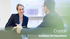  Presentation with waiting room - Theme featuring executive-people-meeting-in-airport background and a seafoam green colored foreground