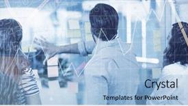  Presentation with stop sexual violence against women - Presentation consisting of executives discussing over sticky note background and a light blue colored foreground