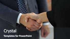  Presentation with joint - Cool new slides with executives to congratulate the joint backdrop and a dark gray colored foreground