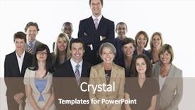  Presentation with businessman standing on maze - Amazing theme having executives with businessman standing taller backdrop and a coral colored foreground