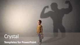  Presentation with shadow - Colorful PPT layouts enhanced with exemplarity - little waggish boy backdrop and a  colored foreground