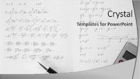  Presentation with brainstorming top view - Theme having exercise book with homework top background and a white colored foreground