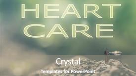  Presentation with cardiology concept - PPT layouts with exercise cardiology - concept of with a person background and a  colored foreground