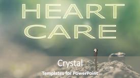  Presentation with cardiology concept - PPT theme enhanced with exercise cardiology - concept of with a person background and a  colored foreground