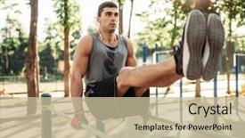  Presentation with parallel - Amazing slide set having exercise on press using parallel backdrop and a soft green colored foreground