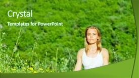  Presentation with mental health - Presentation theme having exercise outdoors mental health healthy background and a tawny brown colored foreground