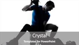  Presentation with aerobics - Presentation theme with hard surface of small pebble concrete texture with a lot of small stones for your background background and a gray colored foreground