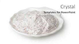  Presentation with ceramic - Slide set enhanced with exfoliating-body-scrub-in-white background and a  colored foreground