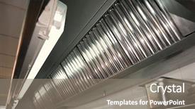  Presentation with systems - Cool new presentation theme with exhaust systems hood filters detail backdrop and a gray colored foreground