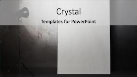  Presentation with colonial urban - Theme enhanced with exhibition poster - billboard in old studio urban background and a light gray colored foreground