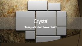  Presentation with blank backgroud - Cool new presentation theme with exhibition poster - blank canvas background backdrop and a gray colored foreground