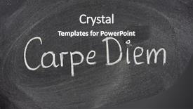  Presentation with existential - Cool new presentation design with existentialism - enjoy life before it's too backdrop and a dark gray colored foreground