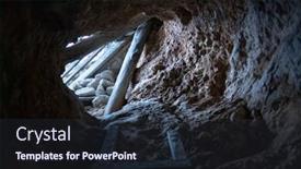  Presentation with mountain - PPT layouts enhanced with exit-from-the-mine-located background and a tawny brown colored foreground