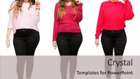  Presentation with collage - Beautiful slide deck featuring exited and happy number one backdrop and a light gray colored foreground