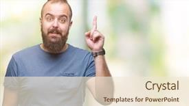  Presentation with spider man - PPT theme with exited and happy number one background and a  colored foreground