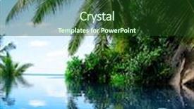  Presentation with luxury hotel - Slide deck having exotic luxury hotel background and a tawny brown colored foreground