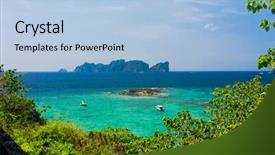  Presentation with panorama old tbilisi - Slide deck enhanced with white background from world background and a tawny brown colored foreground