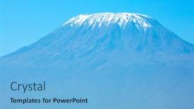  Presentation with kenya - Cool new PPT theme with exotic-trip-to-africa-southeast backdrop and a light blue colored foreground