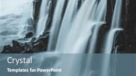  Presentation with stream - Beautiful slide deck featuring exotic-view-of-the-mighty backdrop and a seafoam green colored foreground