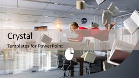  Presentation with imagination - Beautiful slides featuring expand - expanding the imagination mixed media backdrop and a soft green colored foreground