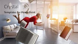  Presentation with imagination - PPT theme with mystery shopping - expanding the imagination mixed media background and a lemonade colored foreground