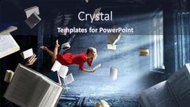  Presentation with imagination - Colorful PPT layouts enhanced with expanding the imagination mixed media backdrop and a wine colored foreground