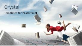  Presentation with imagination - Audience pleasing presentation theme consisting of expanding the imagination mixed media backdrop and a light blue colored foreground