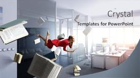  Presentation with imagination - Cool new slides with expanding-the-imagination-mixed-media backdrop and a light blue colored foreground