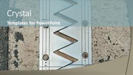  Presentation with joints - Presentation theme enhanced with expansion-joints-on-a-modern and a light blue colored foreground