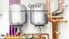  Presentation with boiler - Slides enhanced with expansion tanks in boiler-room background and a light gray colored foreground