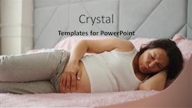  Presentation with pregnant mother - Presentation theme with expectant-mother-suffering-from-pregnant background and a  colored foreground