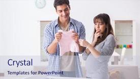  Presentation with expecting parents - Cool new slides with expectation - young parents expecting their first backdrop and a lemonade colored foreground