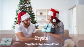  Presentation with baby christmas - Amazing slides having expecting child baby celebrating christmas backdrop and a violet colored foreground