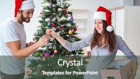  Presentation with baby christmas - Beautiful PPT layouts featuring expecting child baby celebrating christmas backdrop and a tawny brown colored foreground