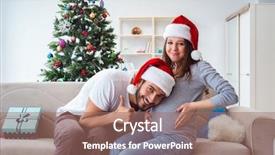  Presentation with baby christmas - Cool new slide set with expecting child baby celebrating christmas backdrop and a coral colored foreground