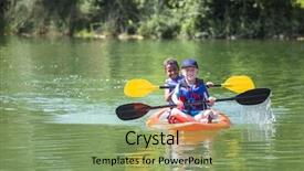  Presentation with expedition - Cool new theme with expedition - two diverse little boys kayaking backdrop and a seafoam green colored foreground