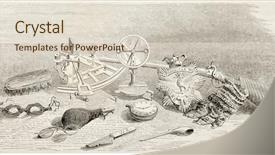  Presentation with expedition - Colorful PPT layouts enhanced with expedition objects found after disaster backdrop and a  colored foreground